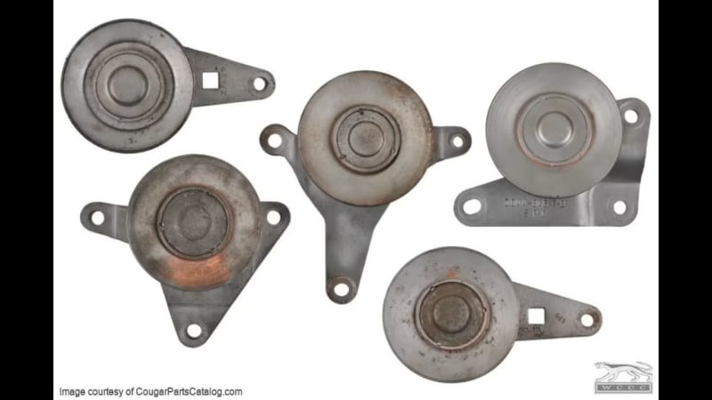 Rebuilding Tensioner and Idler Pulleys for Mercury Cougar, Ford Mustang, Torino, Lincoln, etc.